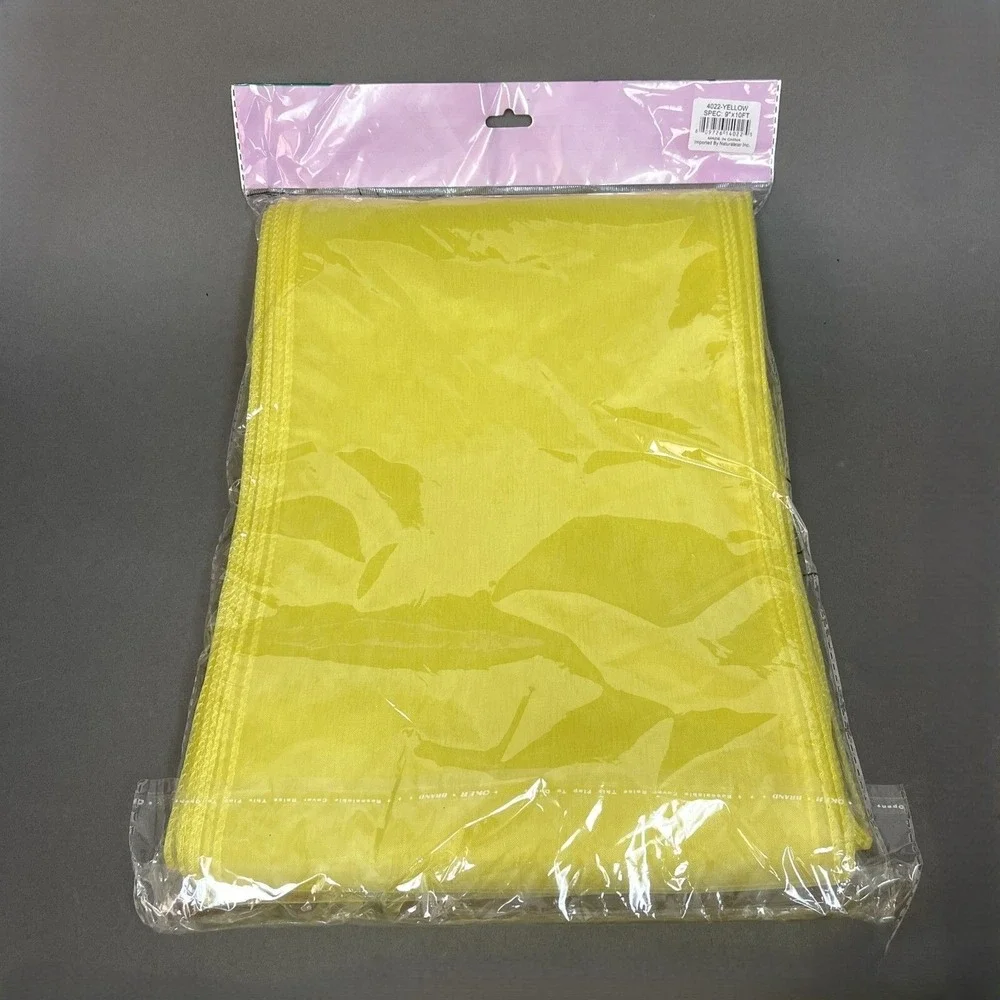 Natural Star Inc. NST Organza Chair Bow Yellow 9
